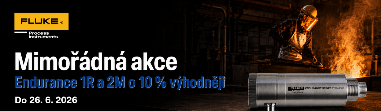 Horní banner s akcí na pyrometry Fluke Process Instruments
