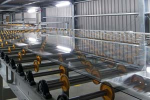 Teplotní monitoring sklářské výroby