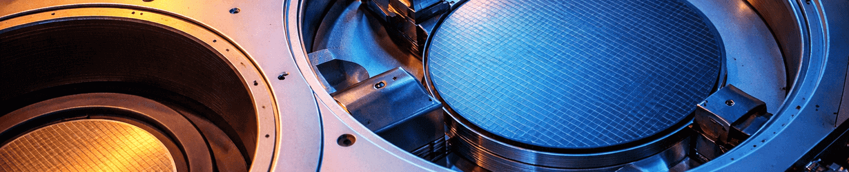 Křemíkový wafer při výrobě polovodičů