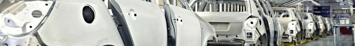 Ilustrační foto výrobní linky automobilových karoserií