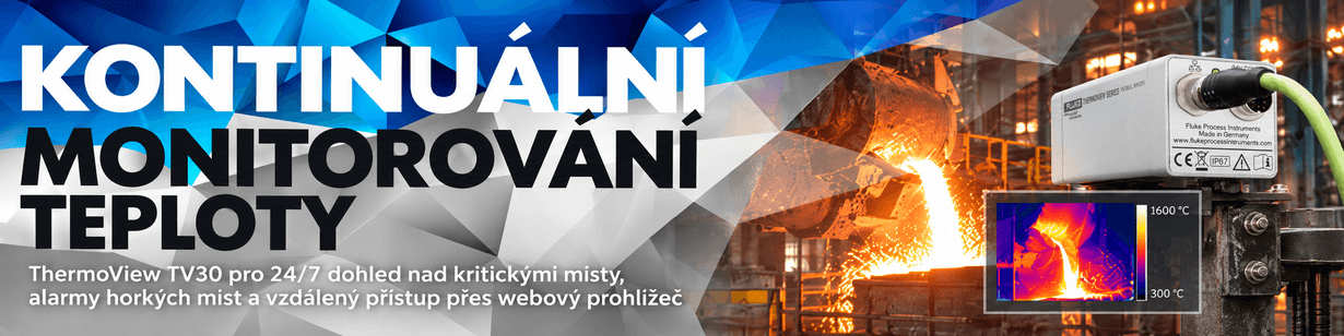 Kontinuální monitorování teploty ThermoView TV30