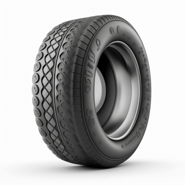 Fotorealistický obrázek pneumatiky