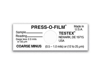 Replikační páska Testex Coarse Minus Grade, metalizovaná