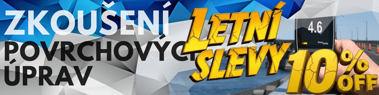Letní slevy na měřicí přístroje a příslušenství DeFelsko pro zkoušení povrchových úprav